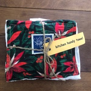 Christmas Handy Kitchen Towel – Poinsettia