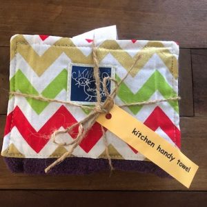 Christmas Handy Kitchen Towel – Sparkle Chevron