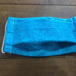 Face Mask – Blue Swirl