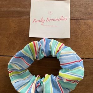 Hair Scrunchie – Rainbow Stripe