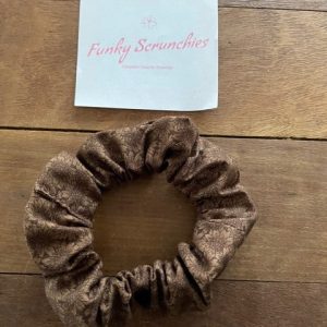 Hair Scrunchie – Cinnamon Flowers