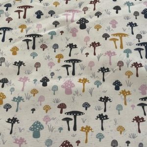 Tea Towel – single – Mushrooms